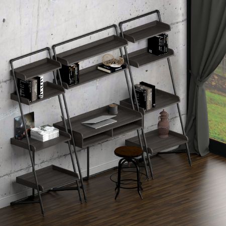 Tá na taobhanna clé agus ar dheis meaitseáilte leis na deasca chun feidhm an leabhráin a imirt níos fearr.